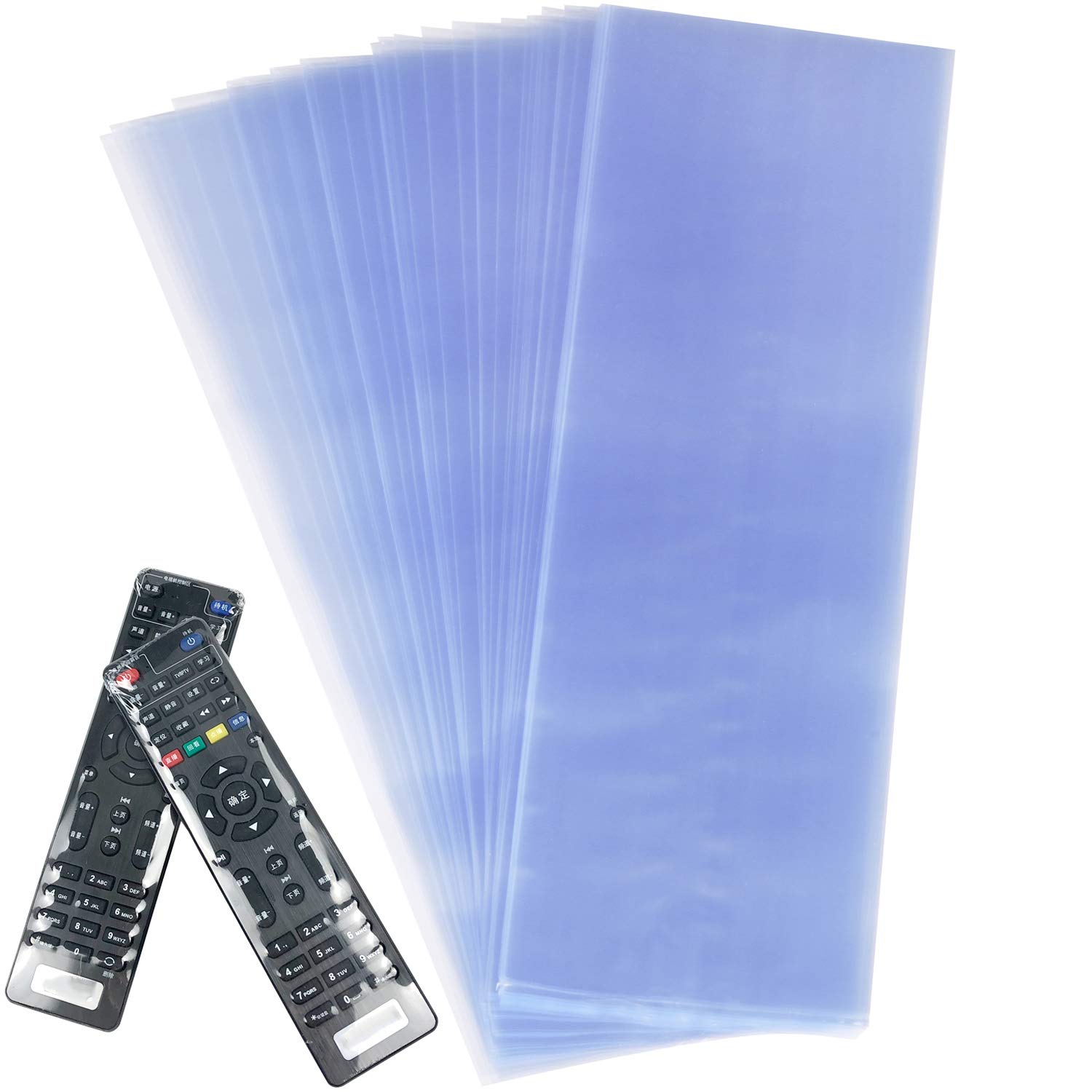 HASTHIP® Remote Control Shrink Wrap Bags 100 Pieces Remote Control Cover Protector 25 * 8cm HASTHIP® Remote Control Shrink Wrap Bags 100 Pieces Remote Control Cover Protector 25 * 8cm